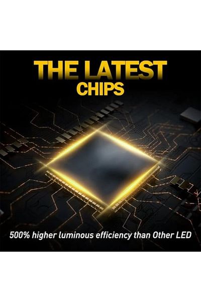 Generic مصابيح أمامية LED مُحدثة لعام ٢٠٢٥، بقوة ٣٠٠٠ لومن، ٢٦٠ واط، ١٢ فولت، Canbus ٩٠٠٥ LED