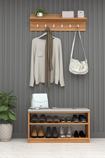 asratrend Puflu Ayakkabılık ve Askılık A-34