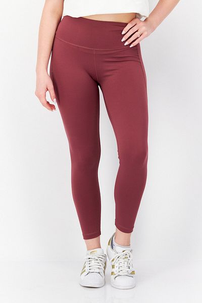 adidas Women Sportswear Fit Running Tights, Maroon
