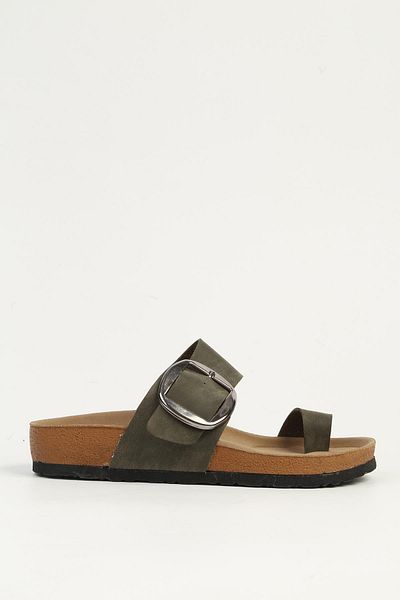 Pierre Cardin Khaki Women's Slippers Pc-7550