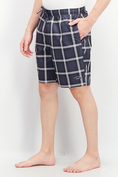 adidas Men Plaid Swim Shorts, Grey