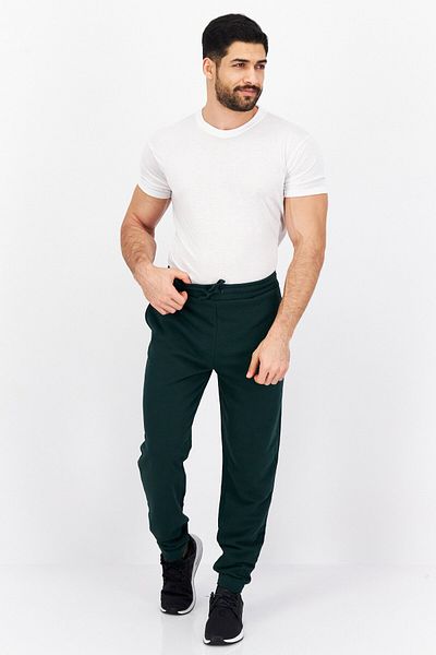 Lyle & Scott Men Regular Fit Brand Logo Sweat Pants, Green