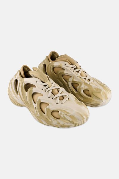 adidas Kids Boy Adifom Q Lace Up Outdoor Shoes, Beige