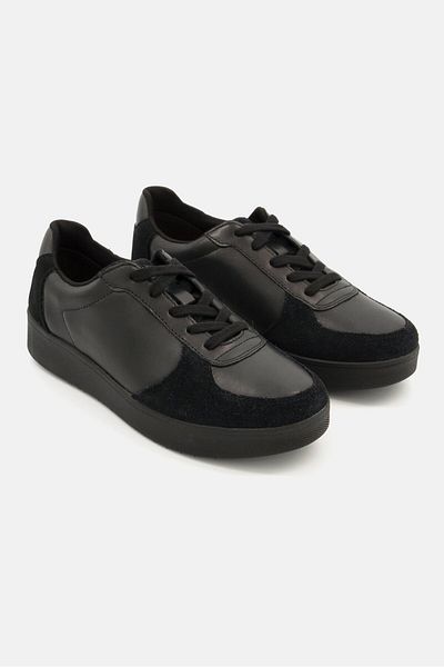 Fitflop Women Leather Lace Up Casual Shoes, Black