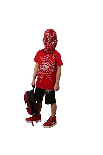 Gigas Men's Spiderman Shorts Suit