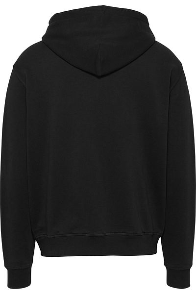Tommy Hilfiger Tommy Hilfiger Men Black Varsity Tonal Full Zip Hoodie