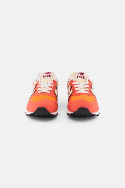 New Balance Kids Boy GC574RCB Medium Lace Up Outdoor Shoes, Coral