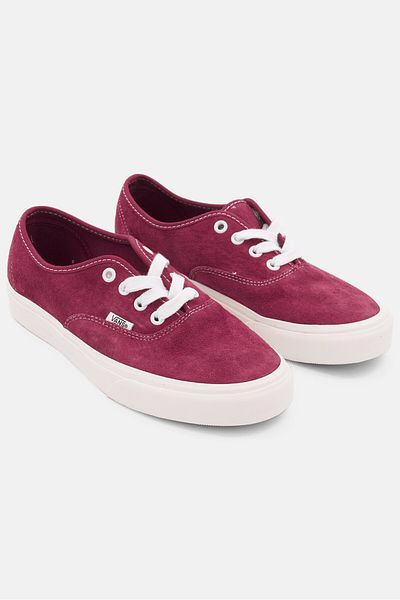 Vans Men Authentic Lace Up Sport Shoes, Maroon