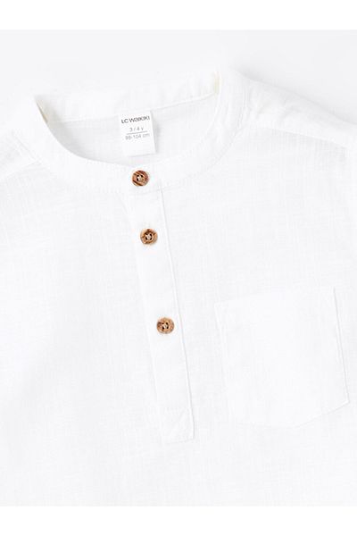 LC Waikiki Baby Boy 100% Cotton Short Sleeve Poplin Shirt