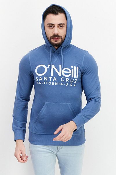 O'Neill Men Hooded Long Sleeve Graphic Print Sweatshirt, Blue