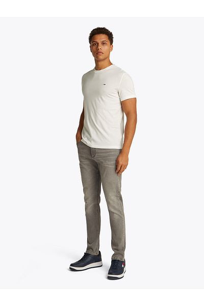 Tommy Hilfiger Tommy Hilfiger Men Ecru/Black/Dark Night Navy Xslim Pack of 3 Flag Patch T-Shirts