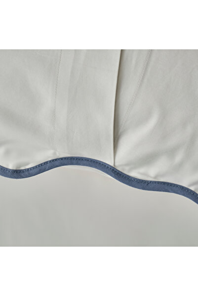 Bella Maison 100% Cotton Scallop Double Duvet Cover White (200X220 cm)