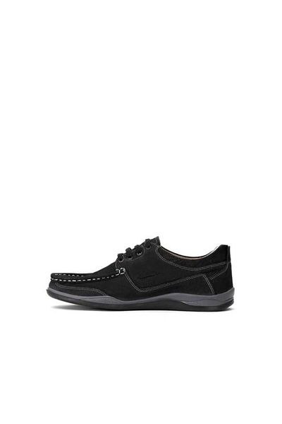 Pierre Cardin Marine Black Nubuck Παπούτσια