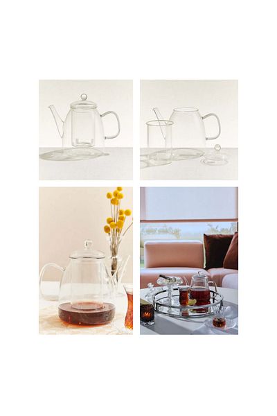 Paşabahçe 1200 Cc Glass Teapot
