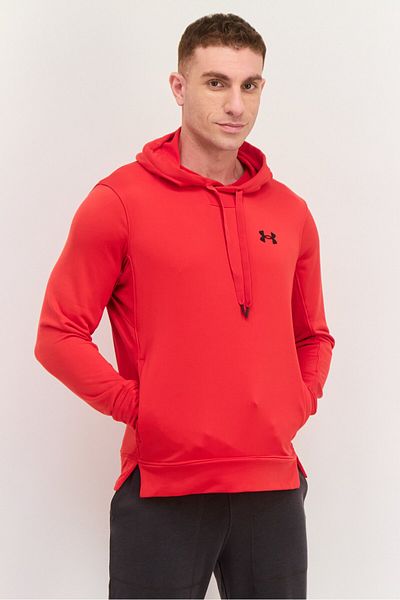 Under Armour Men Sportswear Fit Long Sleeves Training Hoodies, Red