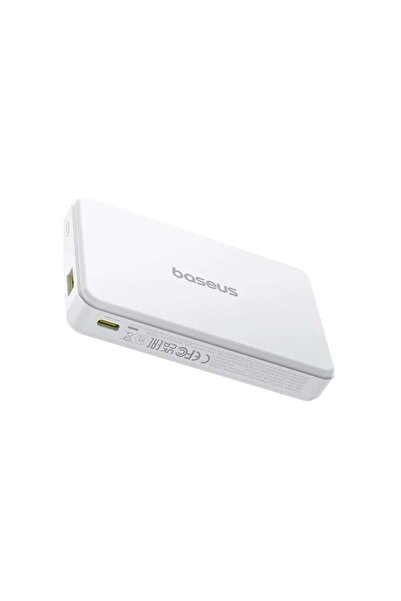 Baseus Airpow Qi2 Manyetik Powerbank 10.000 mAh ( 22.5W - 2 Port ) - Beyaz