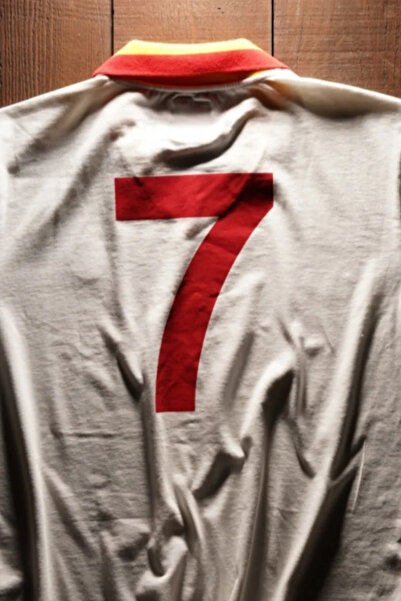 Overdrive Retro Roma Futbol Forması 1987 Off White