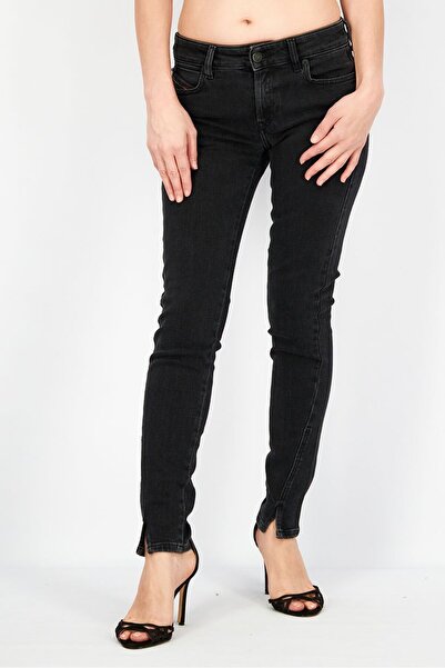 Diesel Women Slim Fit Low Waist Jeans, Black