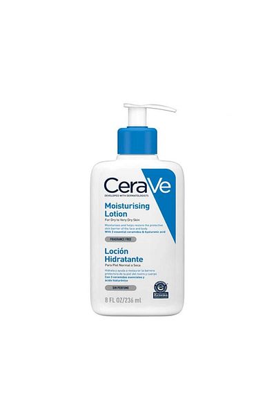 CeraVe سيرافي لوشن ترطيب البشرة الجافة وشديدة الجفاف - 236 مل