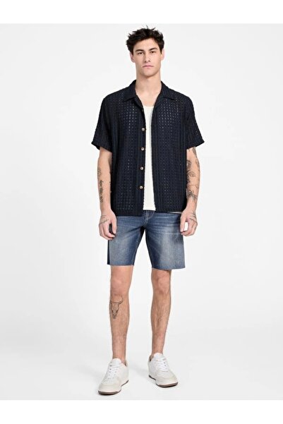 Guess WYATT SHORT Чоловічі сині шорти M5GDV2D4Z80-VTUR