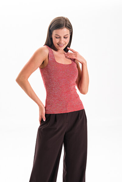 HayalGecesi Літня блискуча трикотажна блуза