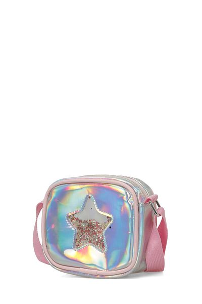 Polaris Τσάντα χιαστί για κορίτσια HLG STAR CPRZ 4PR Silver