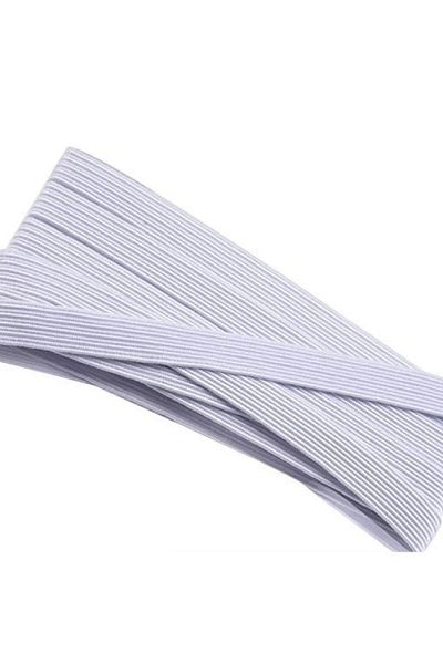 STOREMAX White 10 Meters Rubber Width - 1.5 cm