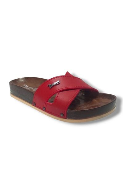 PARMİ Parmi 19055-25 anatomical cross strap women's slippers