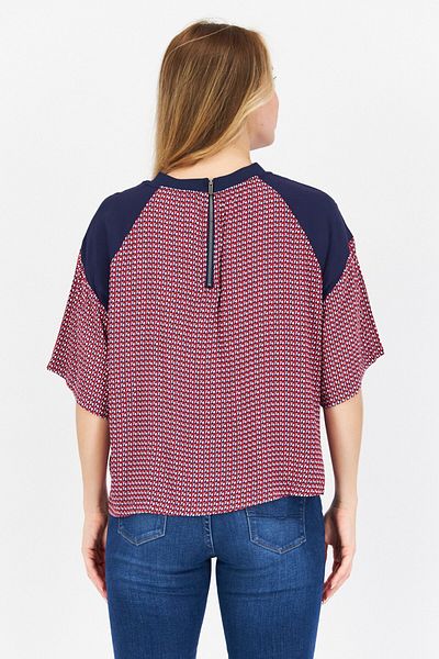Pepe Jeans Women Crew Neck Short Sleeves T-Shirt, Blue Combo