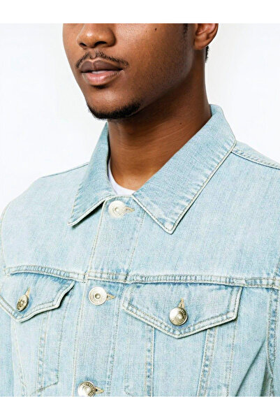 Kotty By Styli Washed Double Pocket Detail Denim Jacket