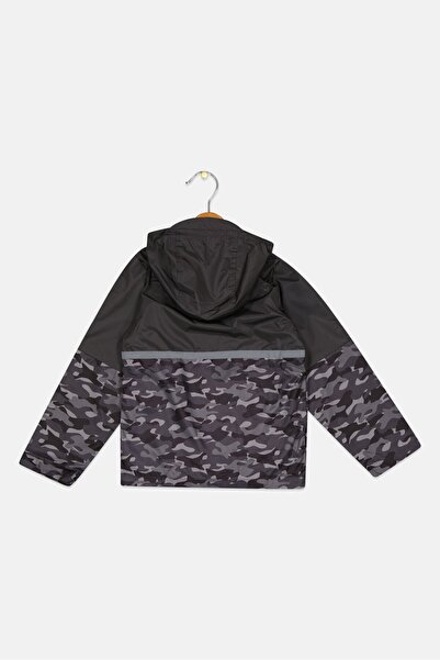 Oshkosh B’Gosh Kids Boy Camouflage Windbreaker Jacket, Grey