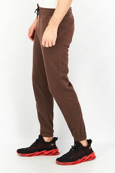 CELIO Men Regular Fit Solid Jogger Pants, Brown