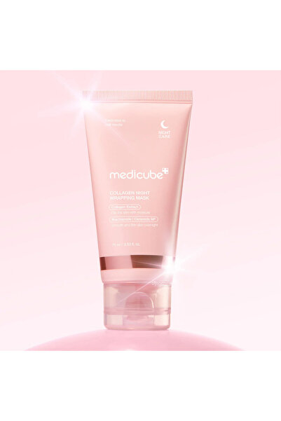 Medicube Collagen Night Wrapping Mask-Besleyici Koruyucu Kolajenli Soyulabili...