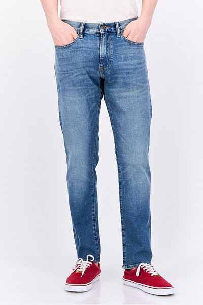 GAP Men Straight Fit Wash Stretchable Jeans, Blue