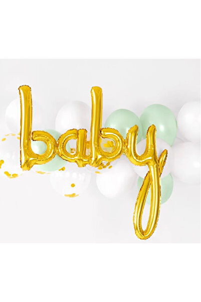 Partimarka بالون فويل للأطفال لون ذهبي مكتوب بخط اليد