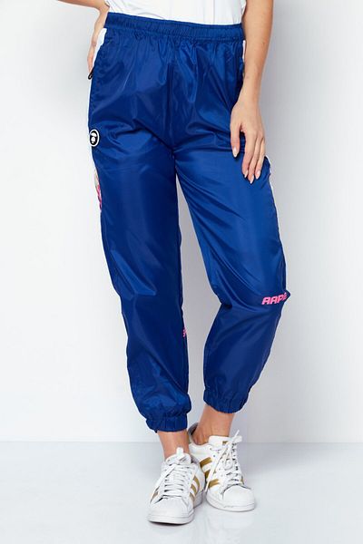 Aape By A Bathing Ape Women Brand Logo Drawstring Jogger Pant, Blue