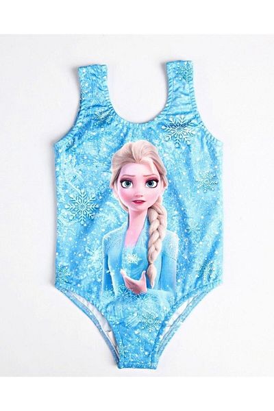 Gülersan Tekstil Μαγιό για κορίτσια Frozen Ψηφιακά εμπριμέ μαγιό πισίνας θάλασσας
