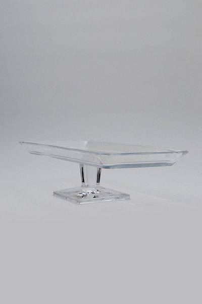 Paşabahçe Grace Footed Service Plate 30X14 cm