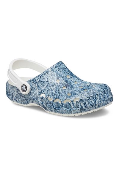 Crocs Baya Denim Clog 41-42 EU - M8/W10 US White/Multi