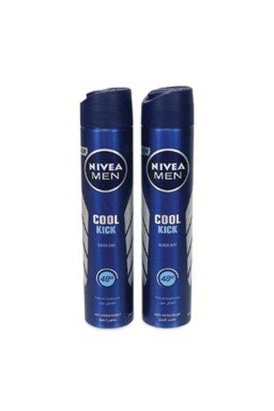 NIVEA Men Anti-Perspirant Spray Quick Dry Cool Kick 2 x 200 ml
