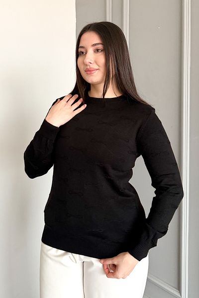 ModaPlaza Pulover de damă cu model cu fundă 5192