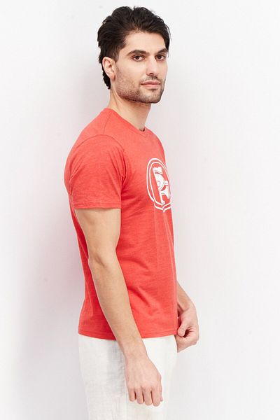 NFL Men Sportswear Fit Embroidered Logo Outdoor T-shirts, Red