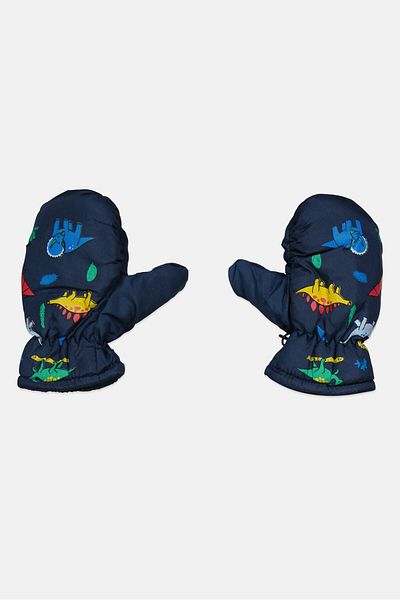 Royal Deluxe Kids Boy Graphic Print Snow Ski Gloves, Assorted Color