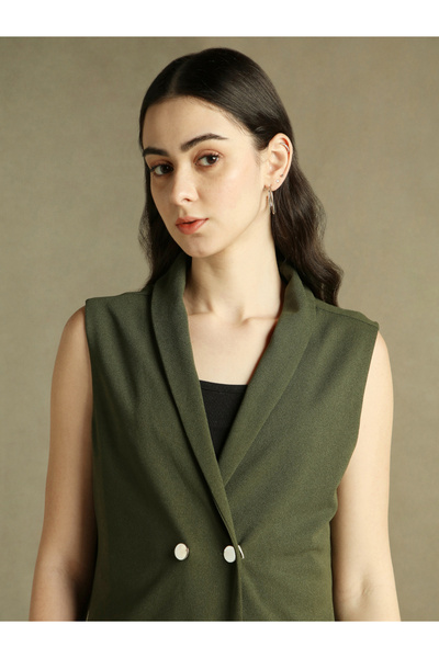 Dennis Lingo By Styli Regular Fit Lapel Collar Sleeveless Blazer