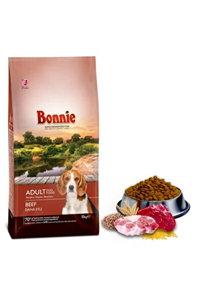 Bonnie Sığır Etli Yetişkin Köpek Maması 15 Kg