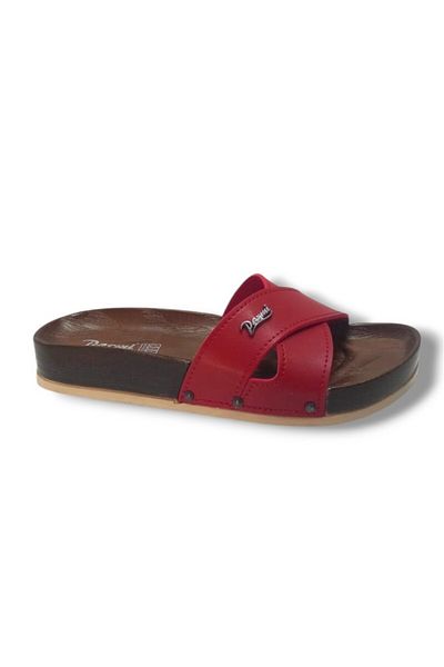 PARMİ Parmi 19055-25 anatomical cross strap women's slippers