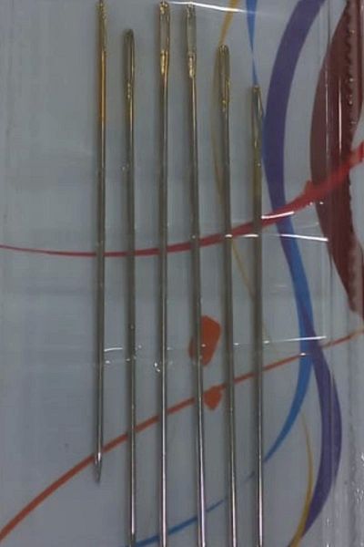 STOREMAX 3/9 6-Piece Embroidery Needle - 3 Dimensional