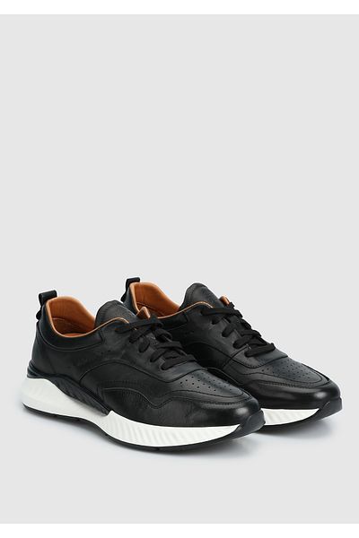 Dr.Flexer Black Leather Men's Shoes