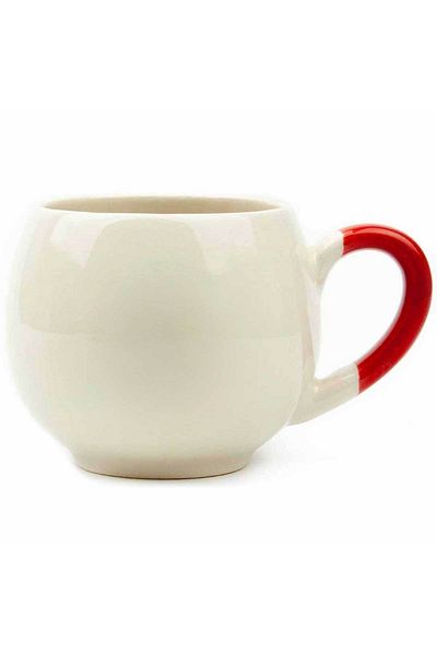 PALTO TASARIM Born to Remember Me for Me Cream Shiny Balloon Mug No:2 - Gift Ceramic Mug