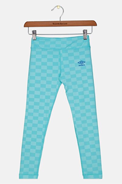 UMBRO Kids Girl Sportswear Fit Training Leggings, Turquoise